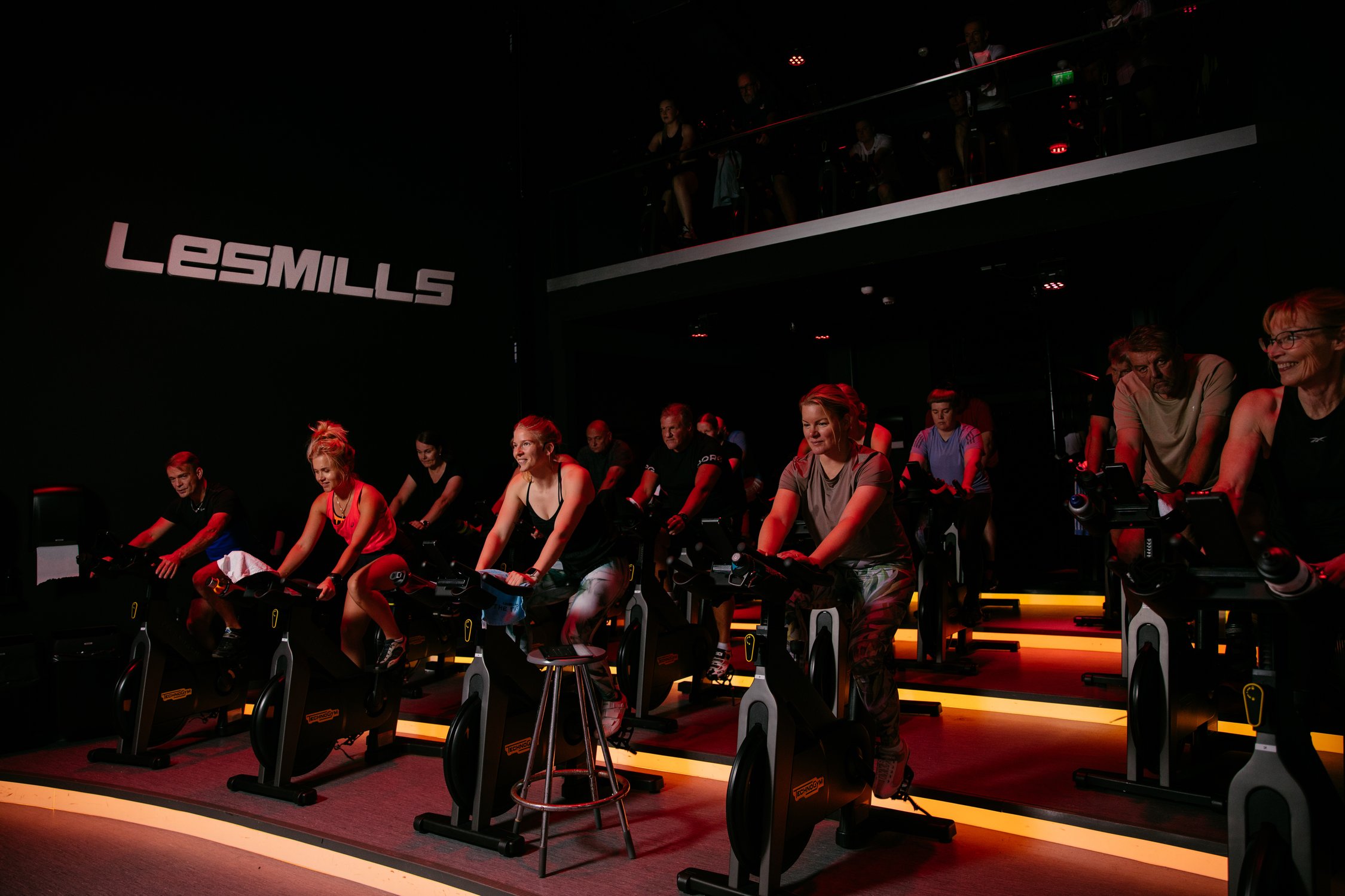 Les Mills -ryhmäliikuntatunti M&M Kuntotalolla.