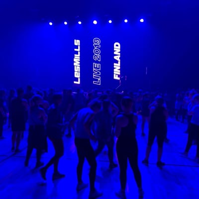 Les Mills Live -tapahtuma Turussa M&M Kuntotalolla 7.9.2019.