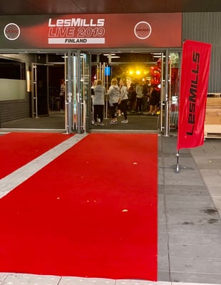 Les Mills Live -tapahtuma Turussa M&M Kuntotalolla 7.9.2019.
