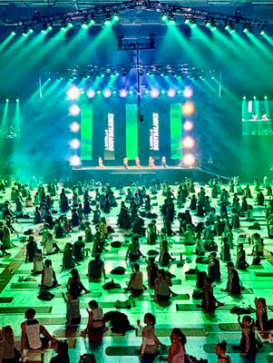 Les Mills Live -tapahtuma Turussa M&M Kuntotalolla 7.9.2019.